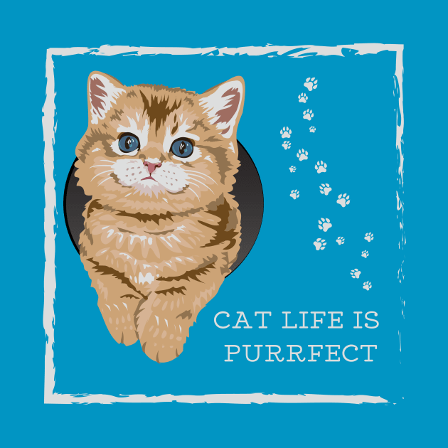 Cat life is purrfect by My-Kitty-Love