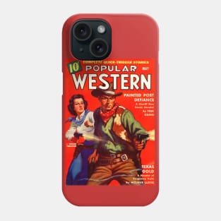 Popular Western Magazine Cover May 1940 Phone Case