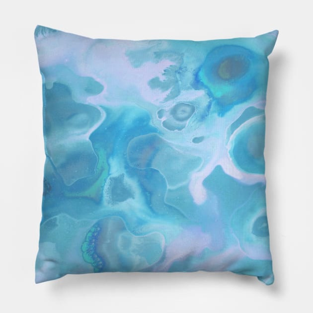 Lavender's Blue Pillow by micklyn