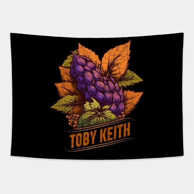 Save The Plant - Vintage Toby Keith Tapestry by Itulah Cinta