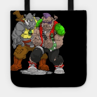 Rocksteady and Bebop TMNT Tote