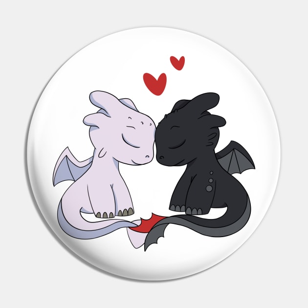 Love of dragons, Black fury & Light fury, Httyd characters, Toothless Pin by PrimeStore