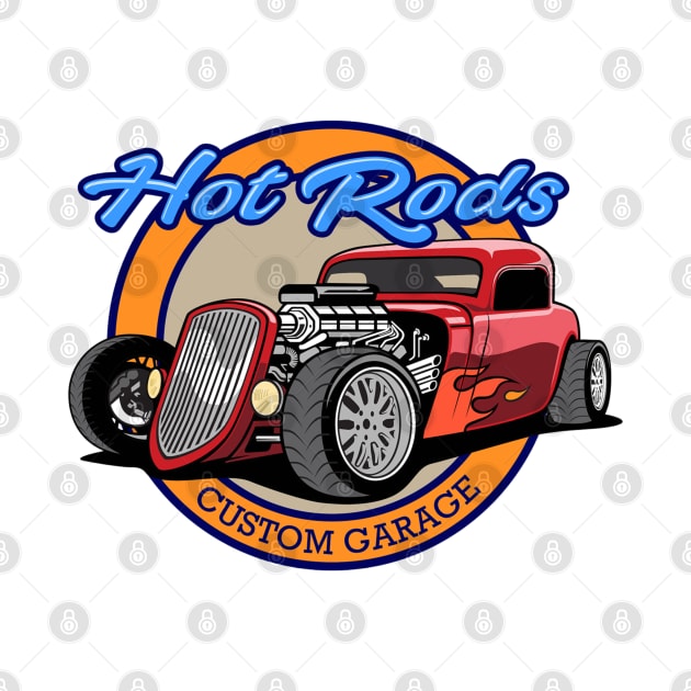 Hot Rods Custom Garage by Wilcox PhotoArt