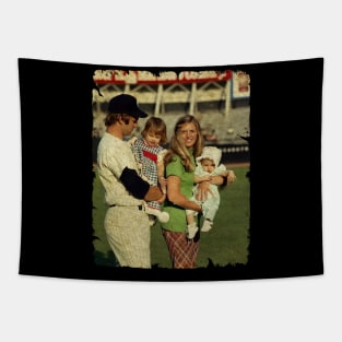 Thurman Munson in New York Yankees Tapestry