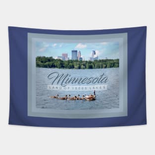 Minnesota Land of 10000 Lakes Tapestry