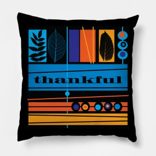 Mid-Century Modern Thankful Pillow