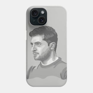 Volodymyr Zelensky Portrait Phone Case