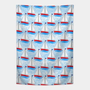 Sailing Pattern Tapestry