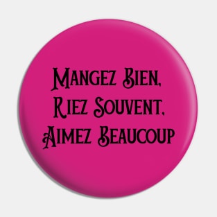 French Gift French Expression Language Lover France Cute Pin