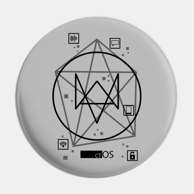 Watch Dogs Pin by Paul Draw