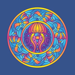 Jellyfish Mandala T-Shirt