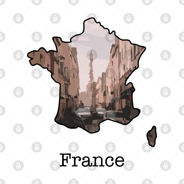 Map of France by Playful Creatives