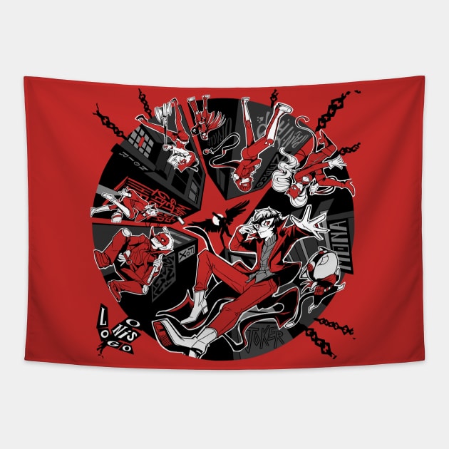 Persona 5 - Take your Heart Tapestry by Onislogo