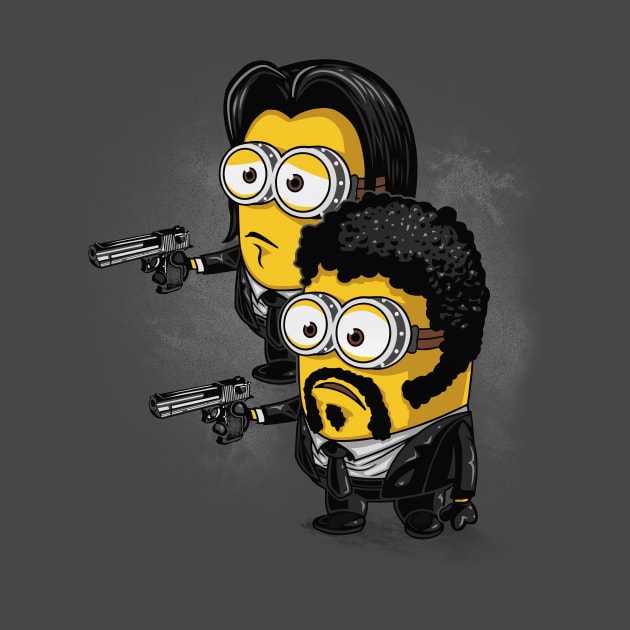 Vincent, Jules and the Minions by arashiyuka