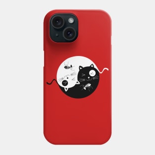 YingYang Cat Phone Case