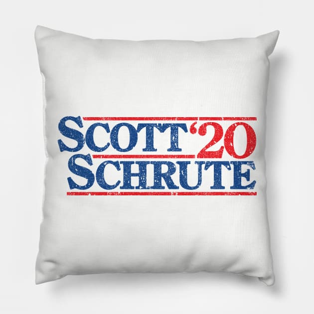 Michael Scott - Dwight Schrute 2020 Pillow by huckblade