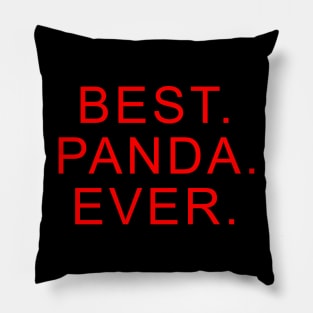 best panda ever Red Pillow