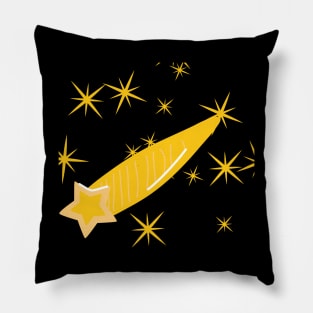 golden star Pillow