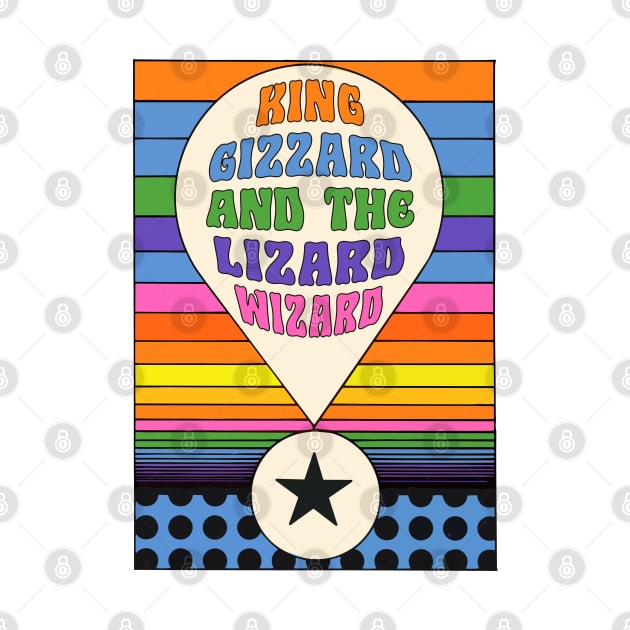 King Gizzard & The Lizard Wizard - Original Fan Art by unknown_pleasures
