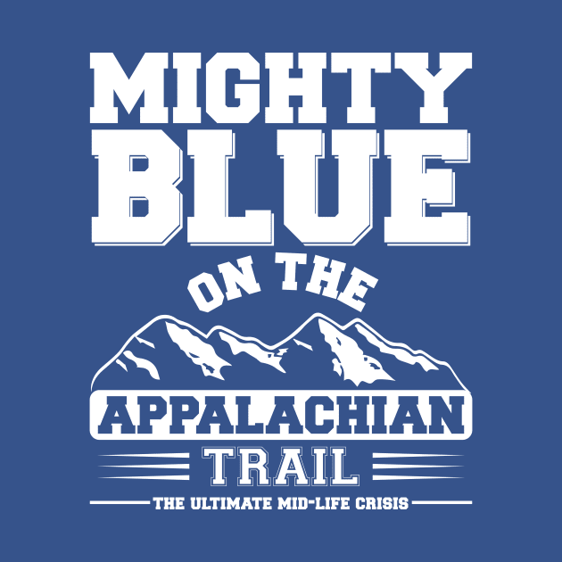 Mighty Blue design (all white) by Hiking Radio Network