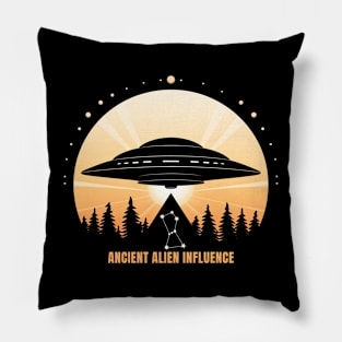 Ancient Alien Influence Pillow