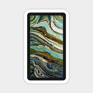 Flowing Colors in Blues Magnet