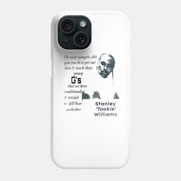 Tookie Williams Phone Case by Black Expressions