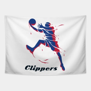 L.A Clippers Fans - NBA T-Shirt Tapestry