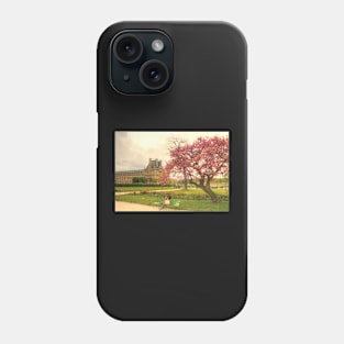 Springtime at the Tuileries Gardens, Paris Phone Case