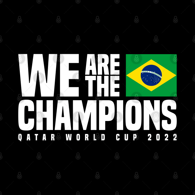 Qatar World Cup Champions 2022 - Brazil by Den Vector