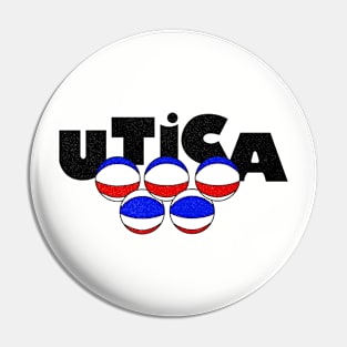 DEFUNCT - Utica Olympics CBA Pin