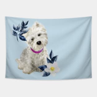 Westie Dog Tapestry