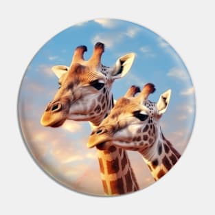 Giraffe Animal Nature Majestic Wild Pin