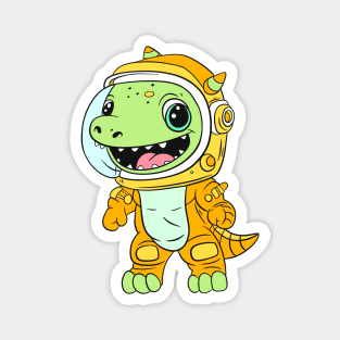 Kids Dinosaur in Space, Dino Explorer! Magnet