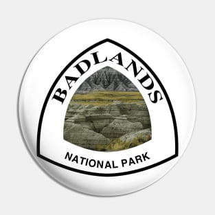 Badlands National Park shield Pin