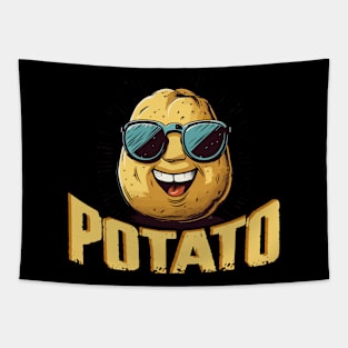 Funny Happy Potato Tapestry