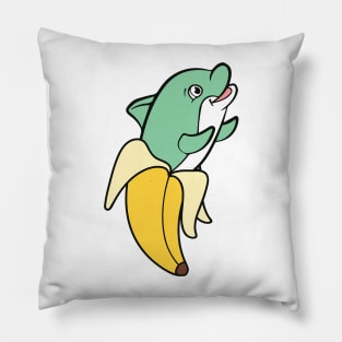 Dolphin Banana Pillow