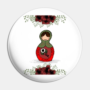 Russian doll Pin