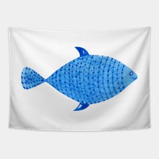 Blue fish Tapestry