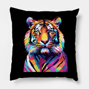 Tiger Pop Art Pillow