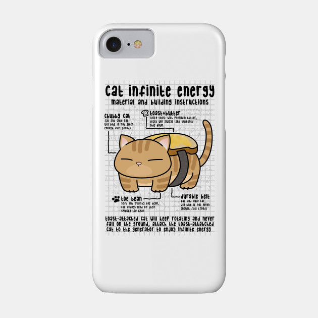 Cat Infinite Energy Cat Science Phone Case Teepublic