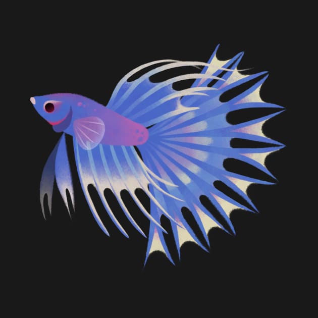 Crowntail betta by pikaole