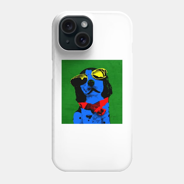 BLUE DOG FUNNY POP ART Phone Case by NYWA-ART-PROJECT