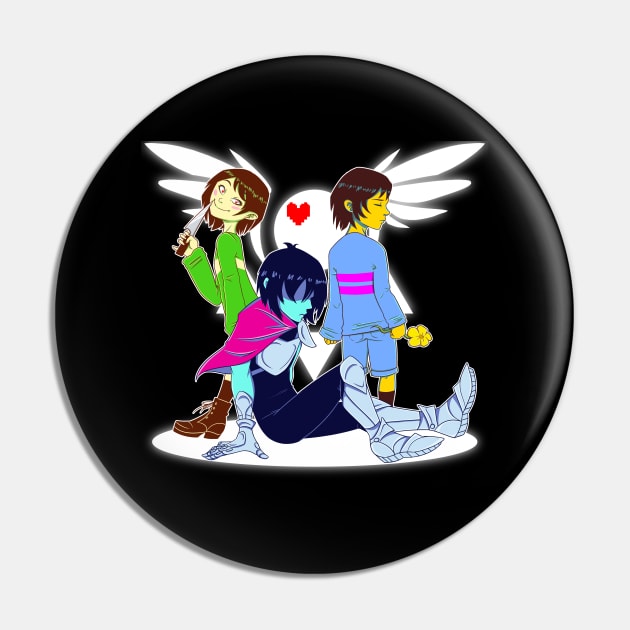 Undertale/Deltarune Pin by Haelyonn