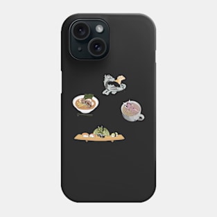 Hungry Baby Dragon Set of 4 Phone Case