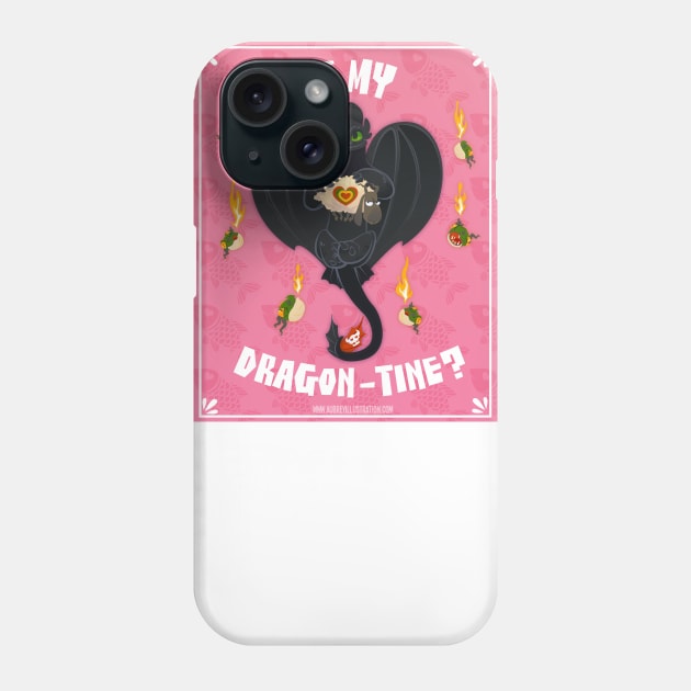 Be My Dragon-tine? Phone Case by GryffinCorg