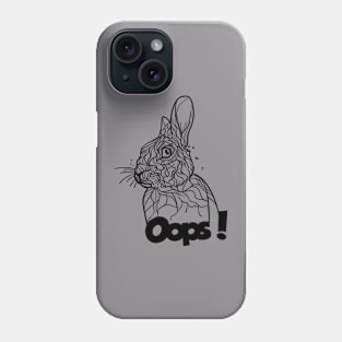 Rabbit Oops Phone Case