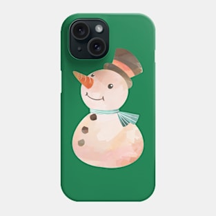 funny snowman Phone Case