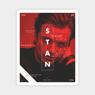 Sebastian Stan Tribute poster Magnet