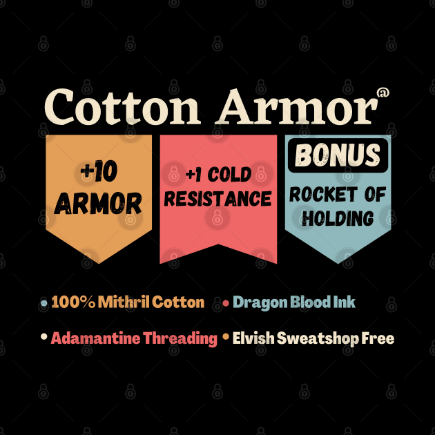 Cotton Armor Explore Dungeons & Dragons by JustBeSatisfied